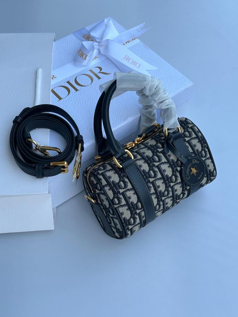 Dior Monogram Mini Boston Bag